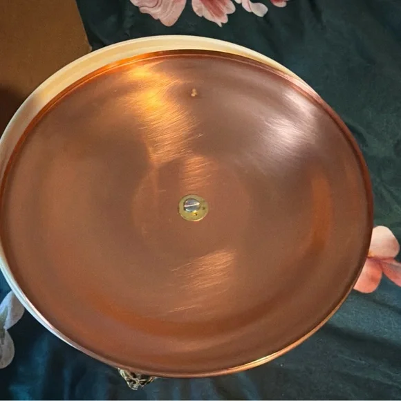 Coppercraft Guild Copper Ice Bucket Brass Lion Head Handles Insulated Vintage - Picture 5 of 5